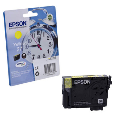 Epson Tinte T2704, 27 Original  Gelb C13T27044012