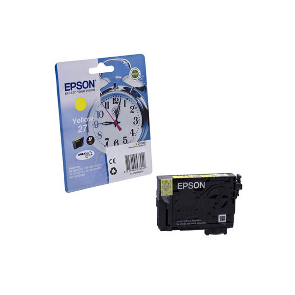 8715946625805 - Epson Alarm clock Singlepack Yellow 27 DURABrite Ultra Ink 8715