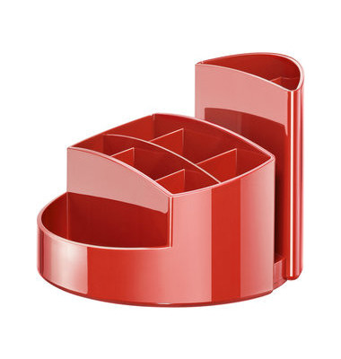 Stiftek&ouml;cher RONDO rot 9 F&auml;cher