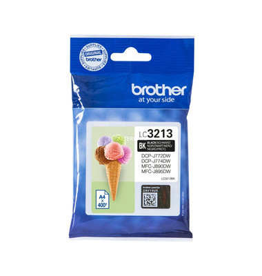 Druckerpatrone LC3213BK (LC-3213BK), schwarz, ca. 400 Seiten