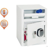 Tresor SS0996E Cashier Deposit 47 l 54kg graphitgrau mit Elektronikschloss Stahl