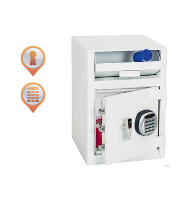 Tresor SS0996E Cashier Deposit 47 l 54kg graphitgrau mit Elektronikschloss Stahl