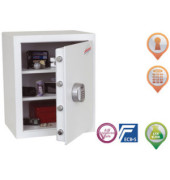 Tresor SS1183E Fortress 42 l 37kg signalweiß mit Elektronikschloss Stahl