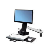 Monitor-Wandhalterung 25,4 cm (10") - 61,0 cm (24") Neigbar+Schwenkbar, Rotierbar Ergotron StyleView Sit-Stand