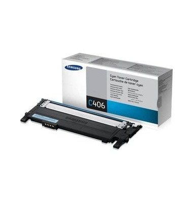 Toner CLT-C406S ST984A (CLT-C406S/ELS), cyan, ca. 1000 Seiten