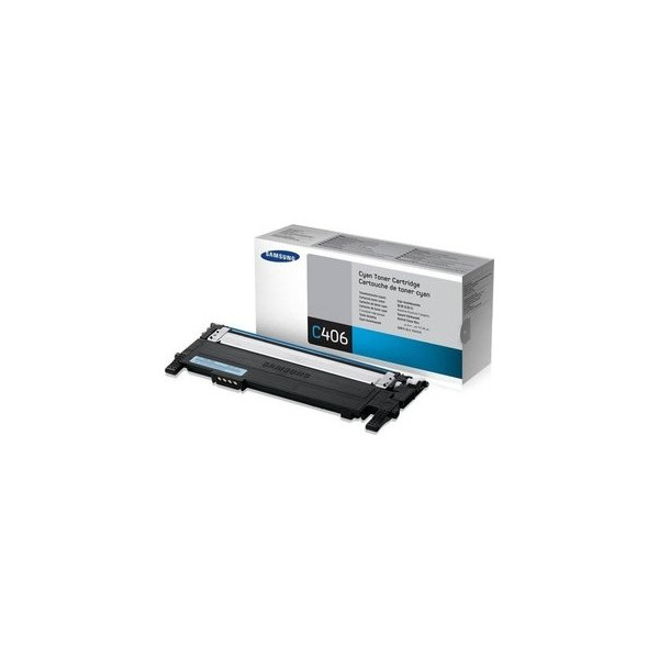 0191628445493 - CLP-360 CLX-3300 C460 HP Original CLT-C406S Toner cyan 1000 Seiten (CLT-C406S ELS) für CLP-365 W CLX-3305 FN FW W Xpress C410W