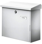 Briefk&auml;sten 913SI Comfort, silber, 38x34x14,8cm