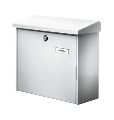 Briefkasten 913SI Comfort, silber, 38x34x14,8cm