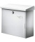 Briefkasten 913SI Comfort, silber, 38x34x14,8cm