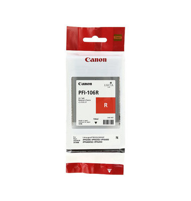 Druckerpatrone 6627B001 (PFI-106R), rot