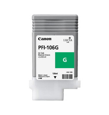Tintenpatrone, PFI-106G, original, grün, 130 ml
