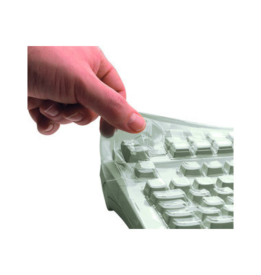 Schutzfolie WetEx®, 6155139, für Tastatur, farblos, transparent Schutzfolie WetEx®, 6155139, für Tastatur, farblos, transparent