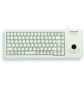 PC-Tastatur XS Trackball Keyboard G84-5400LUMDE-0, mit Kabel (USB), mechanische Tasten, Mausball, Maustasten, grau