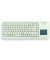 PC-Tastatur XS Touchpad Keyboard G84-5500LUMDE-0, mit Kabel (USB), mechanische Tasten, Touchpad, grau