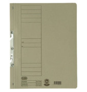 Einhakhefter 100551887, A4 grau ganzer Vorderdeckel, Karton 250g
