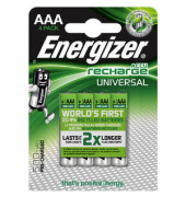 Akkus Recharge Universal, AAA / Micro / HR03, 1,2 Volt