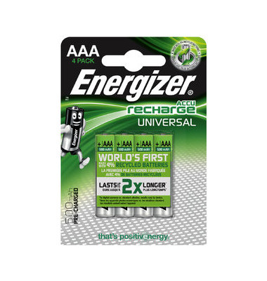 Akku UNIVERSAL, Nickel-Metallhydrid, Micro, AAA, LR03, 500 mAh Akku UNIVERSAL, Nickel-Metallhydrid, Micro, AAA, LR03, 500 mAh