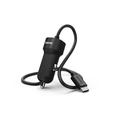 Ladegerät, 12 V Kfz/USB C - Stecker/Stecker, schwarz