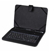 Tablet-Tastatur Universal OTG 182501, mit Kabel (USB-2.0-Micro-B-Stecker-OTG), Sondertasten, schwarz