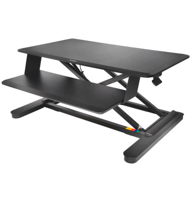 Schreibtisch, SmartFit™, rechteckig, 900 x 666 x 160 mm, schwarz