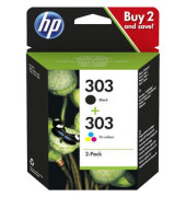Druckerpatrone 303 (3YM92AE), Multipack, schwarz, color (cyan / magenta / gelb)