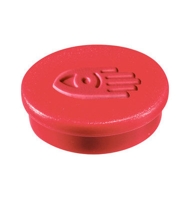 Haftmagnete 7-181202 rund 30mm Ø rot 850g Haftkraft