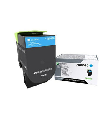 Toner, 71B0020, original, cyan, 2.300 Seiten