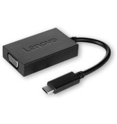 Adapter, USB C/VGA - Stecker/Buchse, schwarz