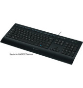 PC-Tastatur K280e 920-008669, mit Kabel (USB), flach, Sondertasten, schwarz