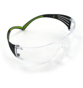 Schutzbrille SecureFit™, seitl. geschl., mit Bügeln, schwarz/grün