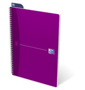Collegeblock 100100788 Beauty, liniert / liniert Rand beidseitig , A4, 90g, violett, 90 Blatt