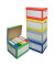 Archivcontainer Deckelbox Color Set 206199, 5-farbig sortiert, Wellpappe