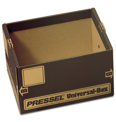 Archivbox Universal, Wellpappe, 34 x 44 x 26,5 cm, braun