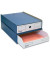 Schubladenbox 311002 blau/weiß 1 Schublade geschlossen