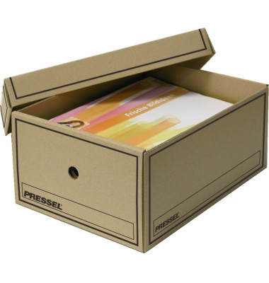 Archivcontainer Store-Box 740100, 290x370mm, braun, Wellpappe