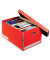 Archivbox Jumbo 760 rot 600x370x320mm mit Deckel