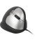 Vertikalmaus HE Mouse RGOHELA, 5 Tasten, mit Kabel, USB-Kabel, Rechtsh., ergonomisch, groß, hohe Aufl., optisch, schwarz, silbe