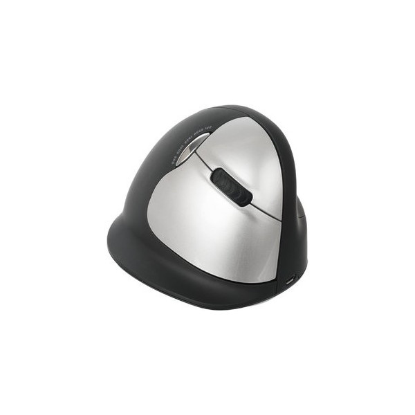 8719274490470 - R-GO Tools HE (RGOHELAWL) Kabellose ergonomische Maus Funk Optisch Schwarz Silber 5 Tasten 2500 dpi Ergonomisch Wiederaufladbar USB-Anschluss Integriertes 8719274490470 - R-GO Tools HE (RGOHELAWL) Kabellose ergonomische Maus Funk Optisch Schwarz Silber 5 Tasten 2500 dpi Ergonomisch Wiederaufladbar USB-Anschluss Integriertes