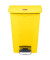 Tretabfalleimer Slim Jim® Step-On, PE, 90l, 570x352,8x825,5mm, gelb
