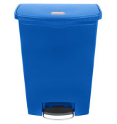 Tretabfalleimer Slim Jim® Step-On, PE, 90l, 570x352,8x825,5mm, blau