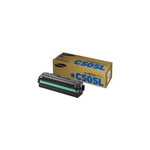 0191628447213 - Samsung Original CLT-C505L Toner cyan 3500 Seiten (CLT-C505L ELS) für ProXpress C2620 DW C2670FW C2860FX
