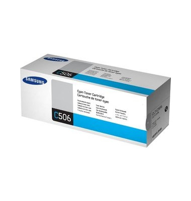 Toner, CLT-C506L, original, cyan, 3.500 Seiten