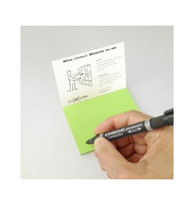 Folien-Haftnotizen PP Gr. S grün 10x7cm 95 Blatt Folien-Haftnotizen PP Gr. S grün 10x7cm 95 Blatt
