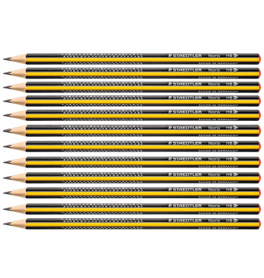 Bleistift Noris 183, 183-HB, schwarz/gelb, k.A., HB