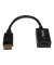 Adapterkabel, DP/HDMI™ - Stecker/Buchse, L: 0,21 m, schwarz