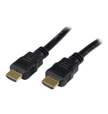Verbindungskabel Ultra HD, SF/UTP, 2xHDMI™-ST/ST, L: 2 m, schwarz