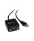 Verbindungskabel, USB A/RS232-ST/ST, L: 1,8 m, schwarz