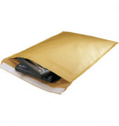 Papierpolstertaschen Typ J, 1519, innen 295x445mm, haftklebend, braun