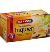 Kräutertee Anregender Ingwer, Beutel kuvertiert