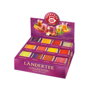 Teesortiment Ländertee-Collection, Beutel aromaversiegelt Teesortiment Ländertee-Collection, Beutel aromaversiegelt